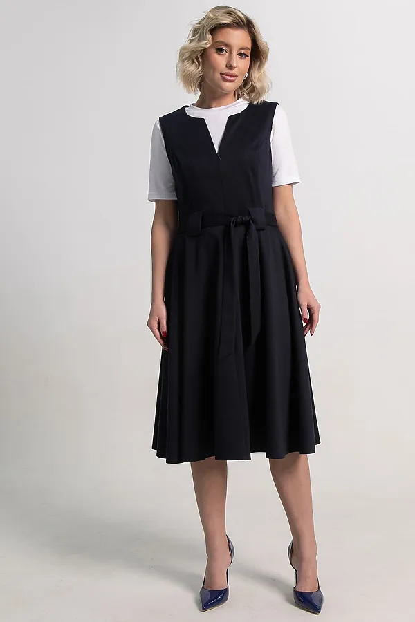 Платье Эрика LADY TAIGA, темно-синее - фото 2