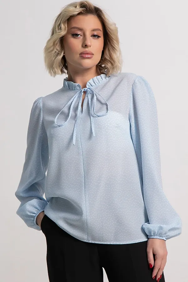 Блуза Анастейша LADY TAIGA, голубая - фото 2