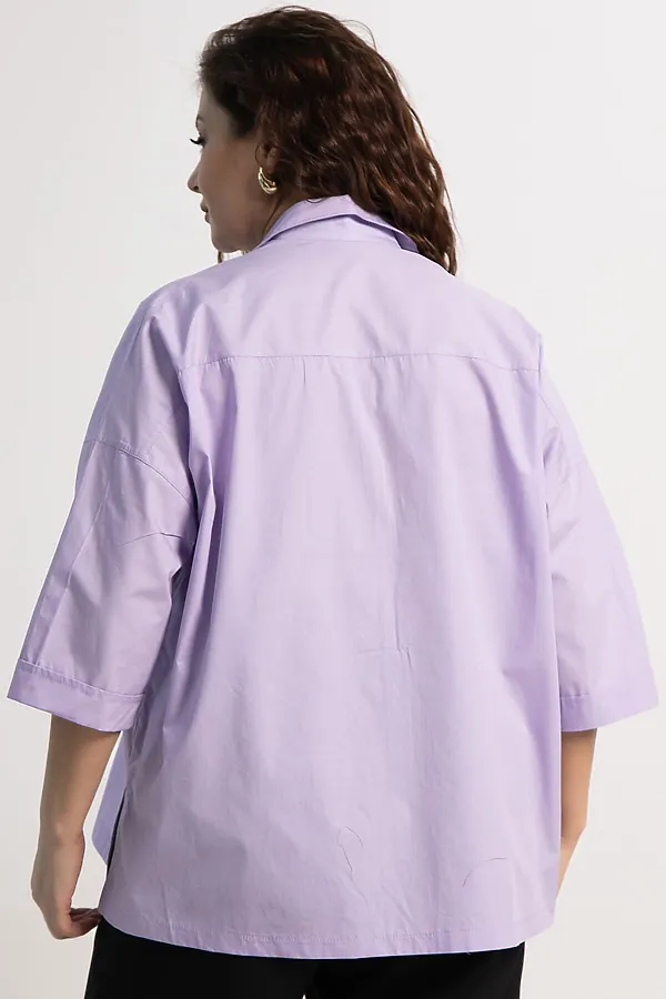Рубашка Восход LADY TAIGA, светло-сиреневая - фото 2