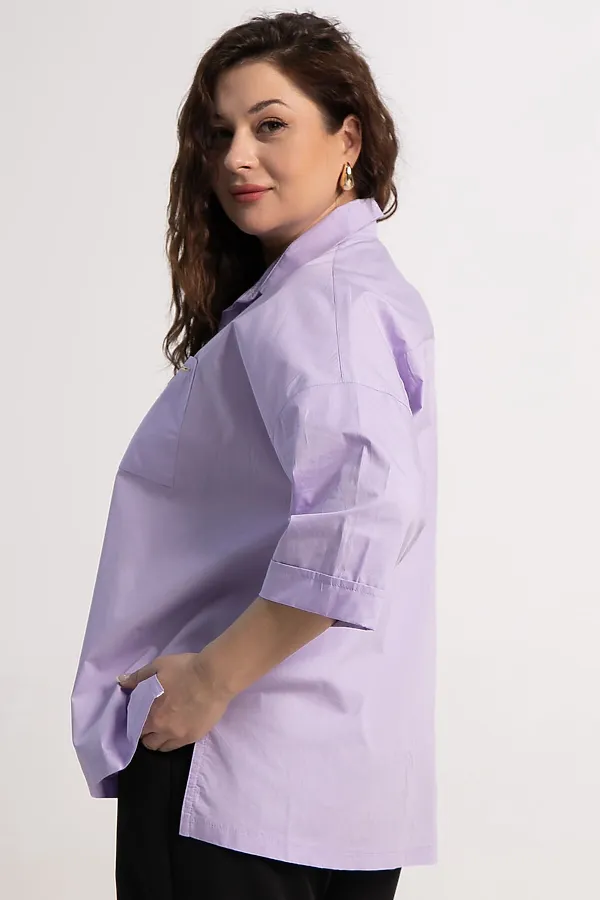 Рубашка Восход LADY TAIGA, светло-сиреневая - фото 2