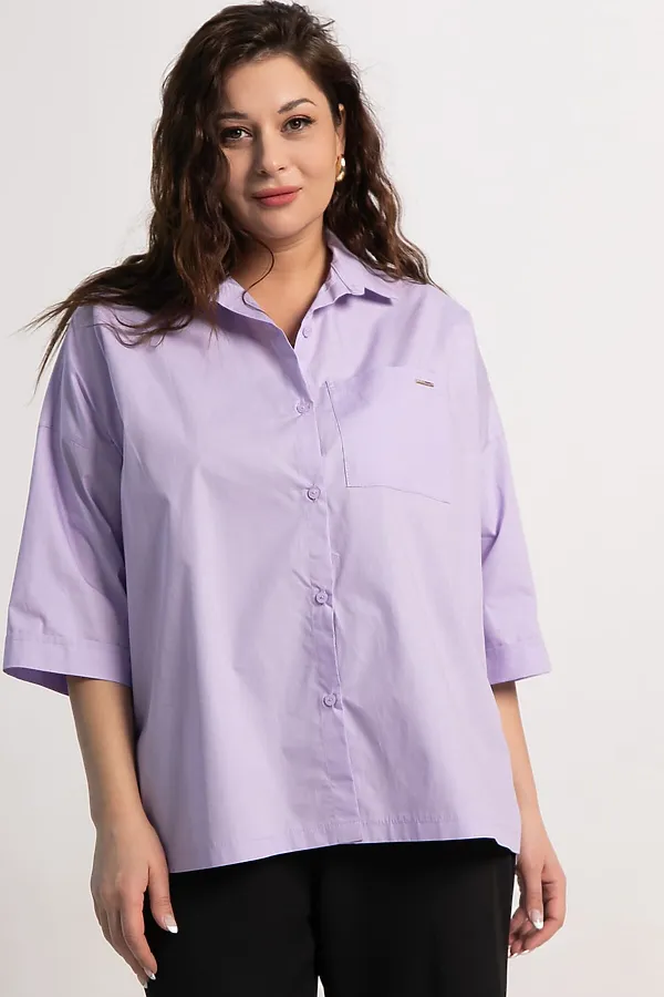 Рубашка Восход LADY TAIGA, светло-сиреневая - фото 2