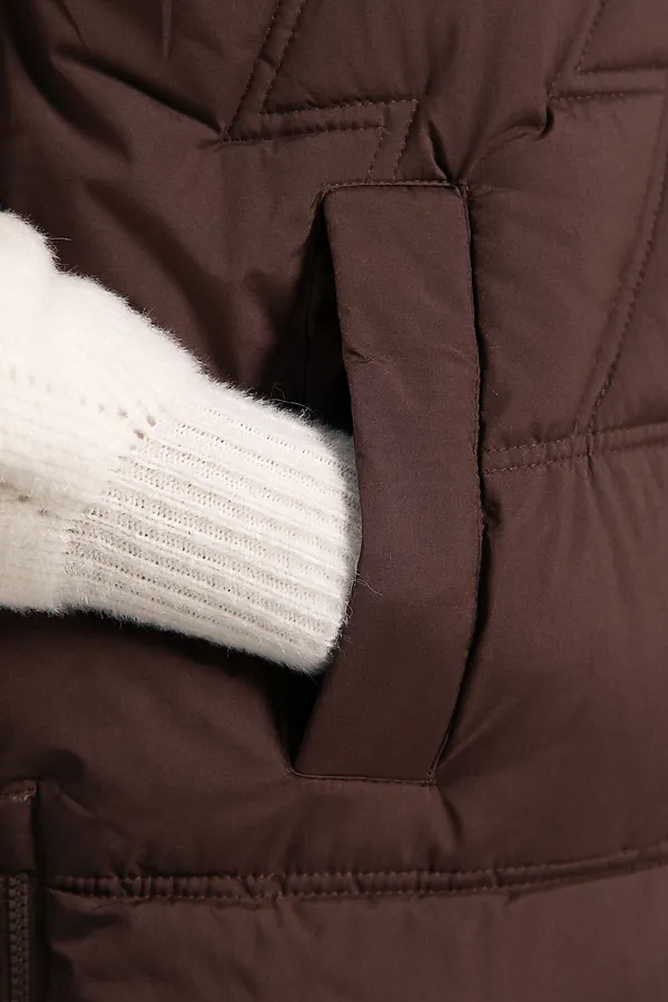 Жилет утепленный Вега LADY TAIGA, горький шоколад - фото 2