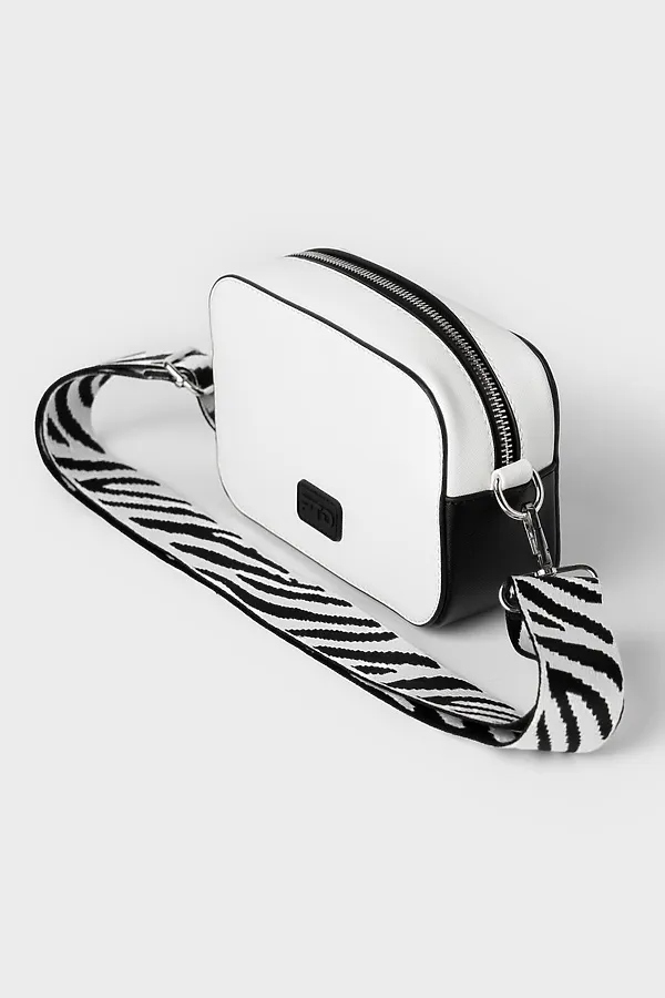 Сумка для девочек PLAYTODAY, белый,черный - фото 2