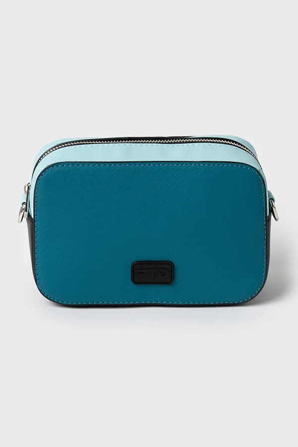 Сумка с картхолдером для девочек PLAYTODAY, синий,черный,голубой - фото 2