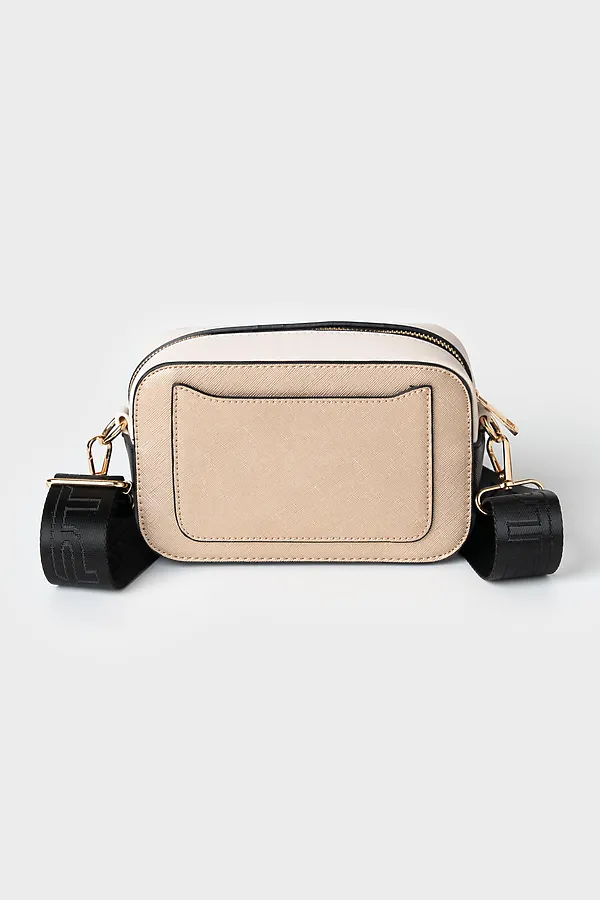 Сумка с картхолдером для девочек PLAYTODAY, бежевый,черный - фото 2