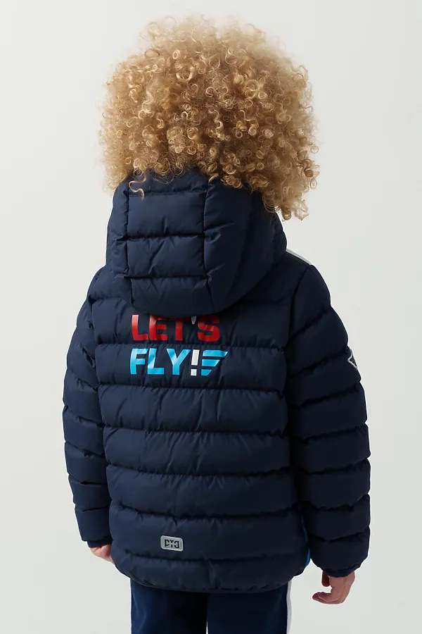 Куртка текстильная с полиуретановым покрытием для мальчиков PLAYTODAY, разноцветный - фото 2