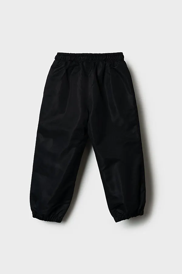 Брюки текстильные с полиуретановым покрытием для мальчиков PLAYTODAY, черный - фото 2