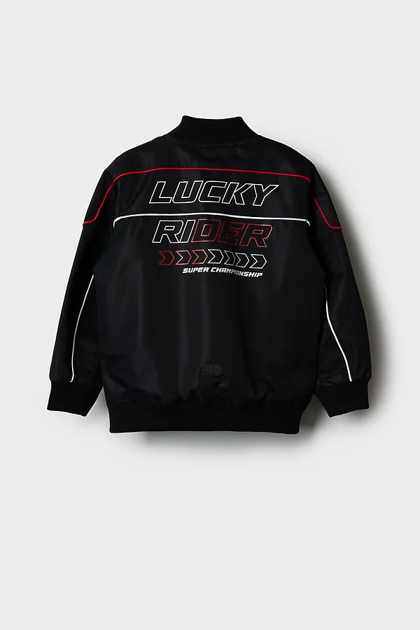 Куртка текстильная с полиуретановым покрытием для мальчиков (ветровка) PLAYTODAY, черный - фото 2