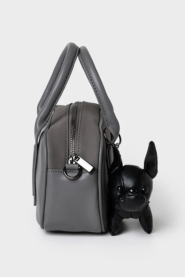 Сумка с брелоками для девочек PLAYTODAY, серый - фото 2