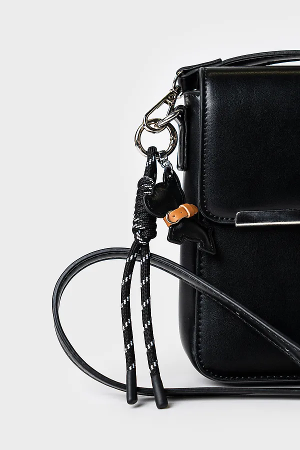 Сумка с брелоками для девочек PLAYTODAY, черный - фото 2