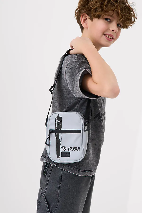 Сумка для мальчиков PLAYTODAY, серый,черный - фото 2