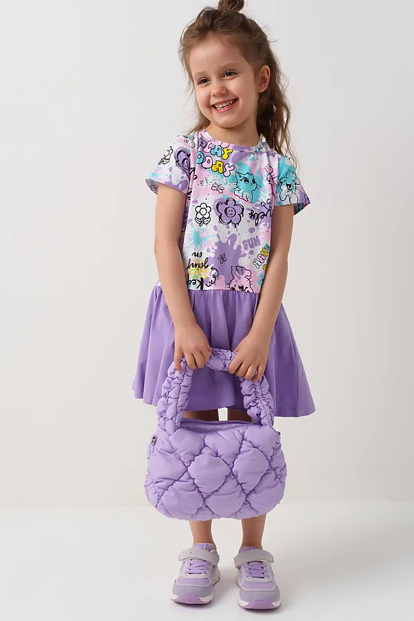 Сумка для девочек PLAYTODAY, сиреневый - фото 2