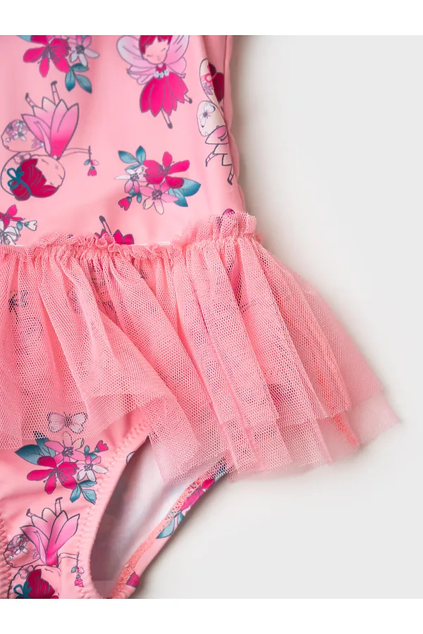 Купальник детский трикотажный для девочек PLAYTODAY, разноцветный - фото 2