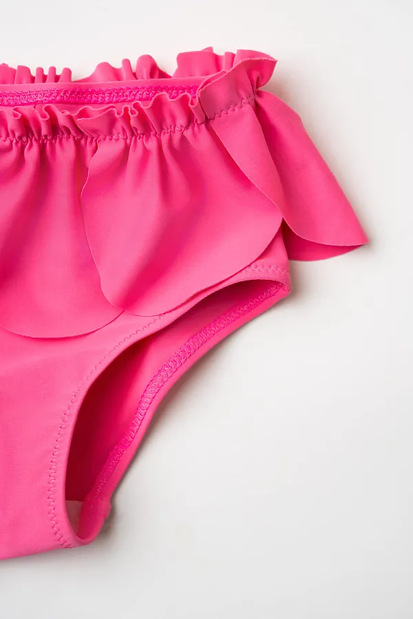 Купальный костюм детский трикотажный для девочек PLAYTODAY, розовый - фото 2