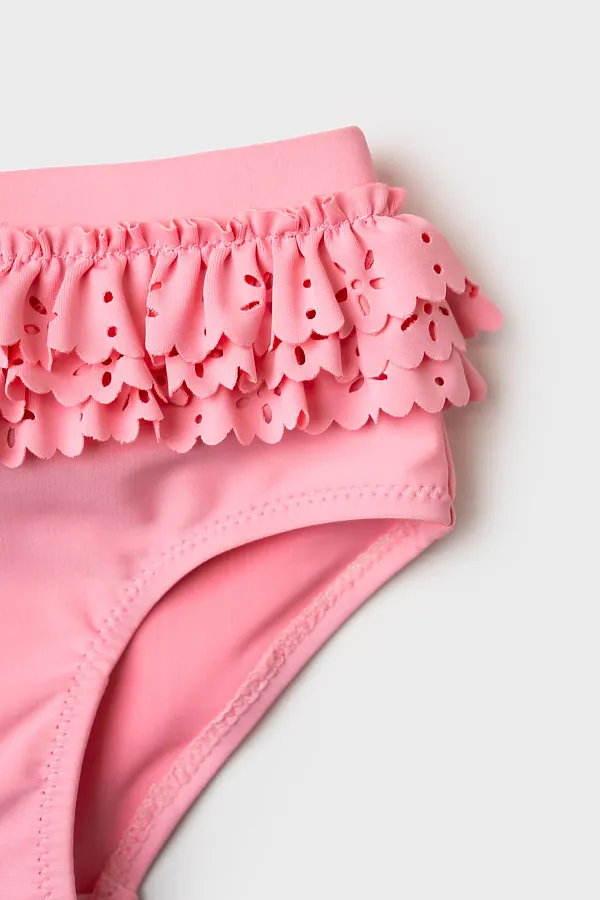 Купальный костюм детский трикотажный для девочек PLAYTODAY, светло-розовый - фото 2