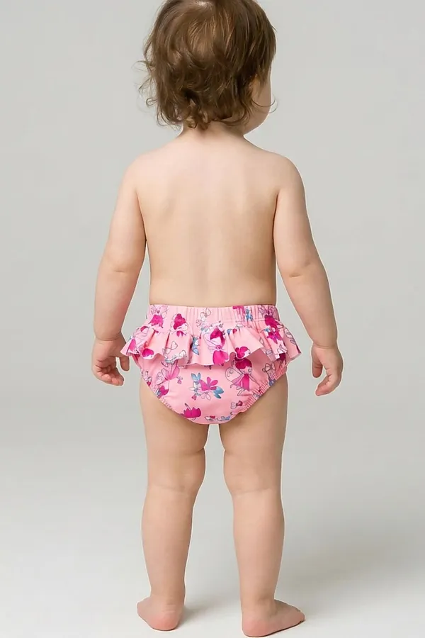 Плавки детские трикотажные на памперс для девочек PLAYTODAY, разноцветный - фото 2