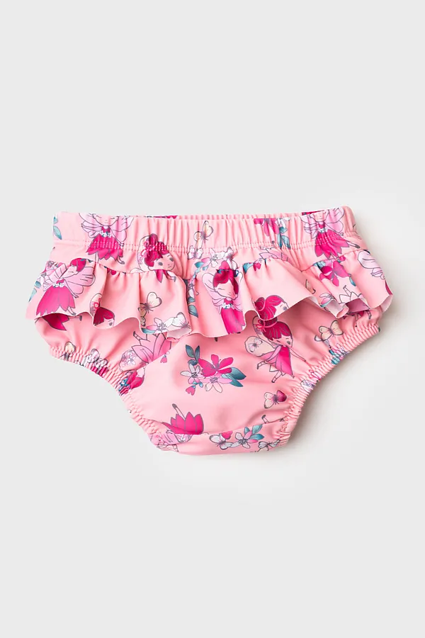 Плавки детские трикотажные на памперс для девочек PLAYTODAY, разноцветный - фото 2