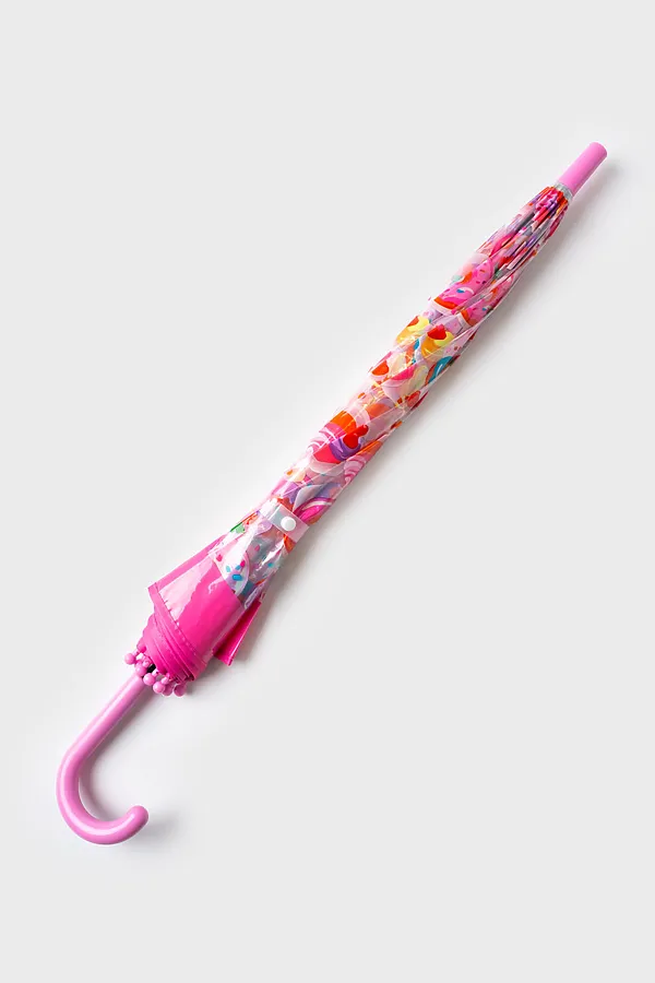 Зонт-трость для девочек PLAYTODAY, разноцветный - фото 2