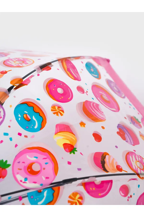 Зонт-трость для девочек PLAYTODAY, разноцветный - фото 2