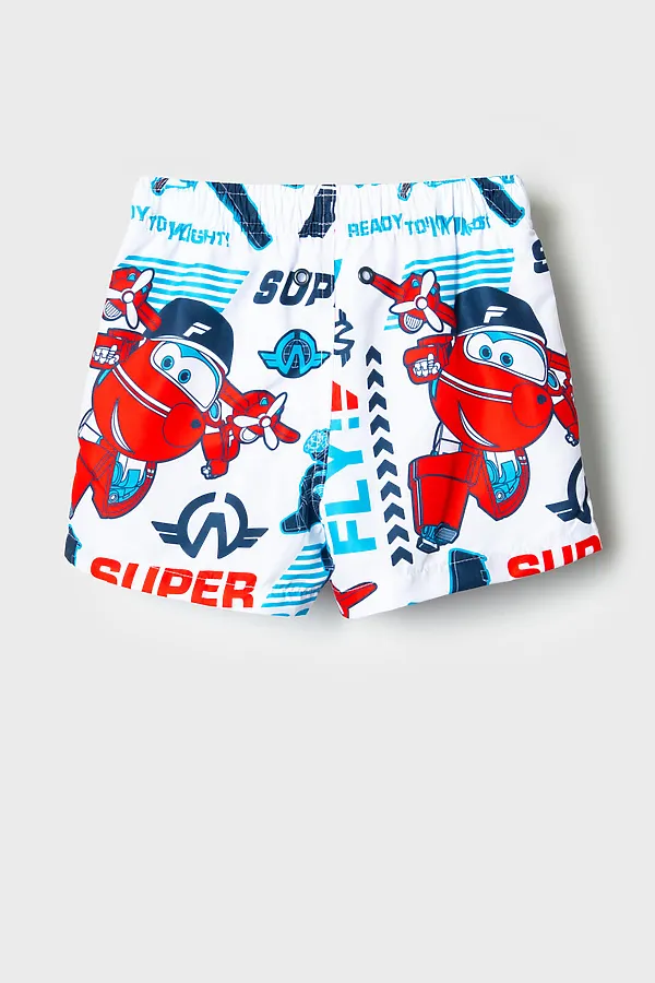 Шорты текстильные плавательные для мальчиков, средней длины PLAYTODAY, разноцветный - фото 2