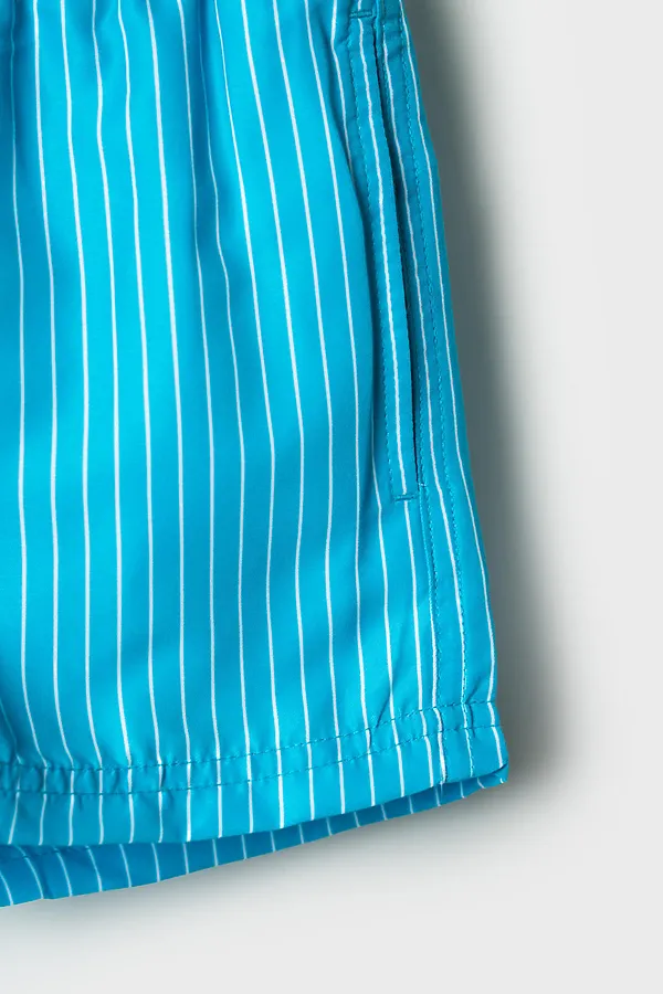 Шорты текстильные плавательные для мальчиков, средней длины PLAYTODAY, белый,ярко-синий - фото 2