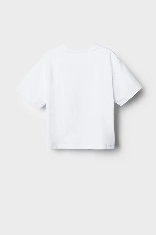 Фуфайка трикотажная для мальчиков (футболка) PLAYTODAY, белый - фото 2