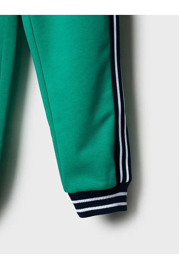 Брюки трикотажные для мальчиков PLAYTODAY, зеленый - фото 2