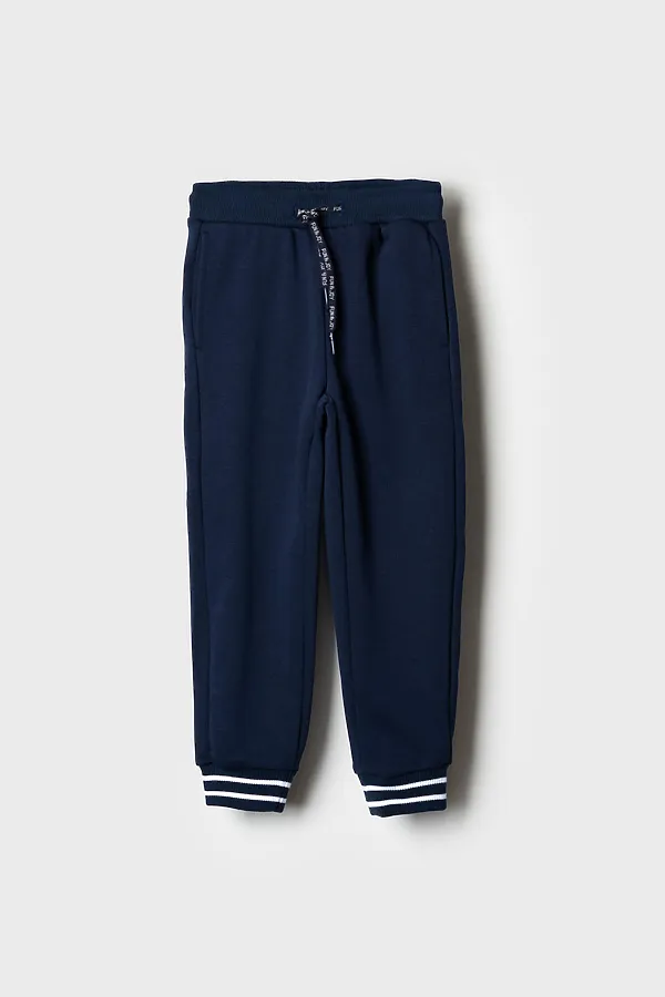 Брюки трикотажные для мальчиков PLAYTODAY, тёмно-синий - фото 2