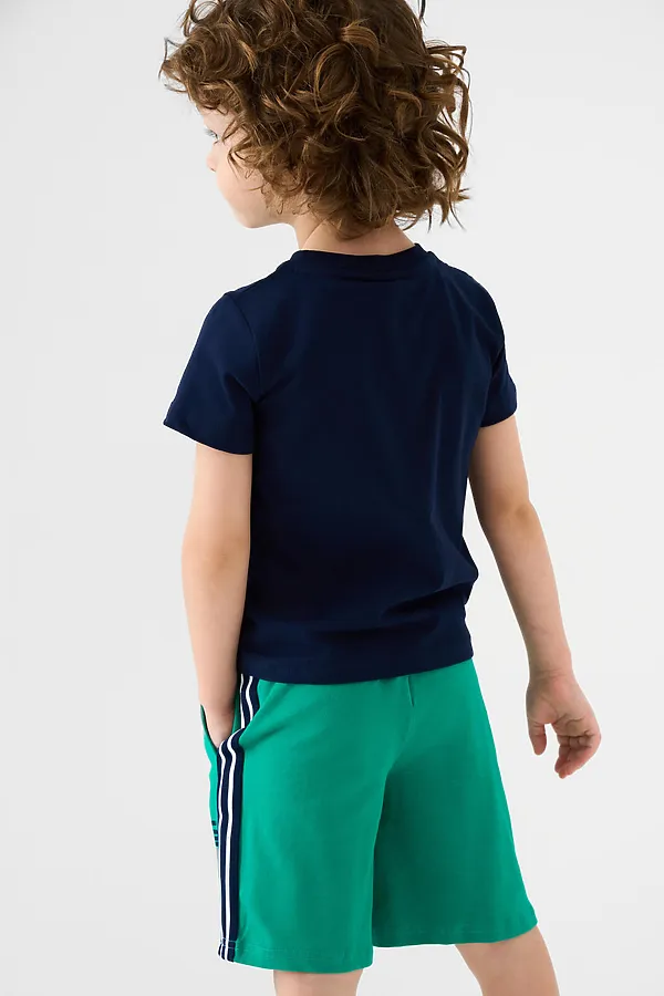 Шорты трикотажные для мальчиков, 2 шт в комплекте PLAYTODAY, тёмно-синий,зеленый - фото 2