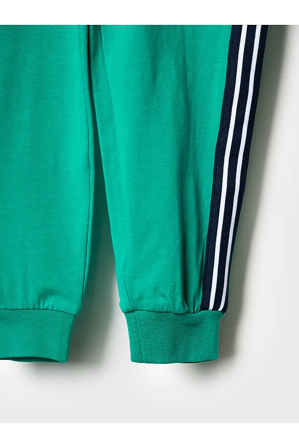 Комплект трикотажный для мальчиков: фуфайка (футболка), брюки PLAYTODAY, белый,зеленый - фото 2