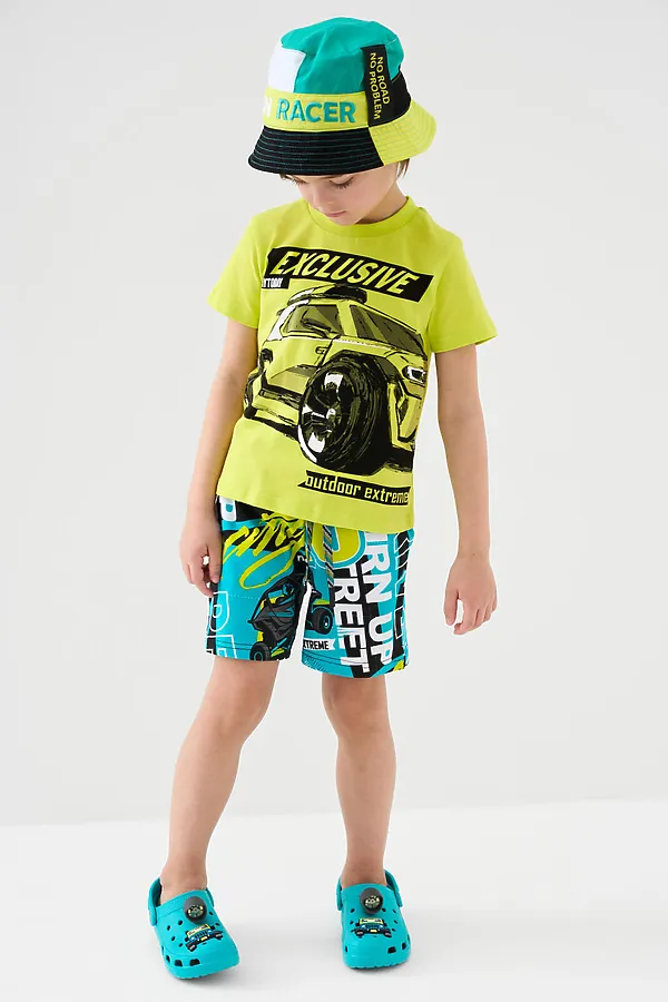 Шорты трикотажные для мальчиков, 2 шт в комплекте PLAYTODAY, разноцветный - фото 2