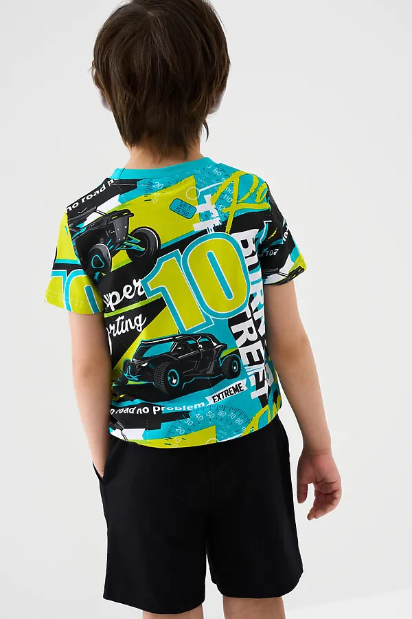 Шорты трикотажные для мальчиков, 2 шт в комплекте PLAYTODAY, разноцветный - фото 2