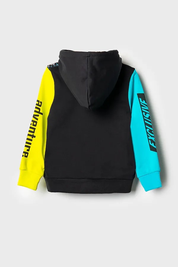 Толстовка трикотажная для мальчиков PLAYTODAY, разноцветный - фото 2