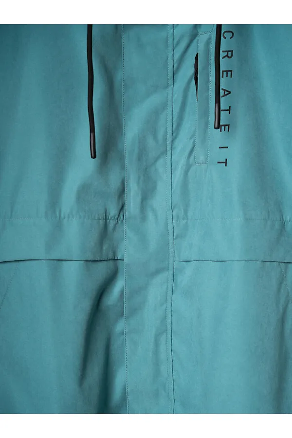 Куртка текстильная с полиуретановым покрытием для мальчиков (ветровка) PLAYTODAY, серый - фото 2