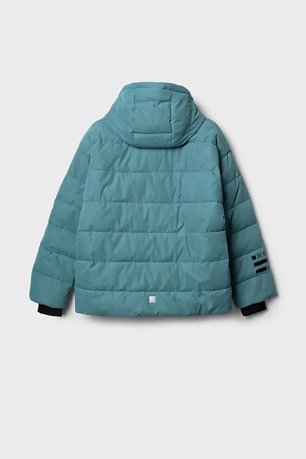 Куртка текстильная с полиуретановым покрытием для мальчиков PLAYTODAY, серый - фото 2