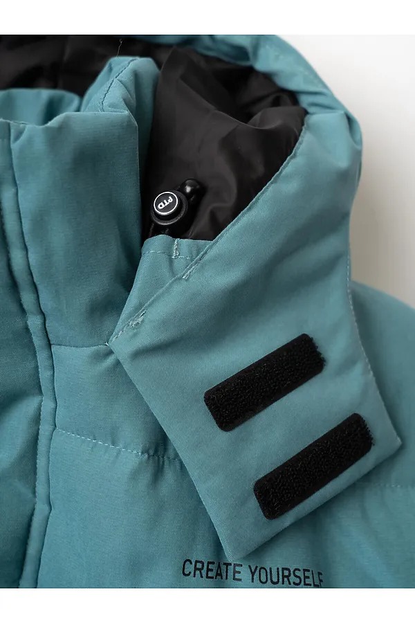 Куртка текстильная с полиуретановым покрытием для мальчиков PLAYTODAY, серый - фото 2