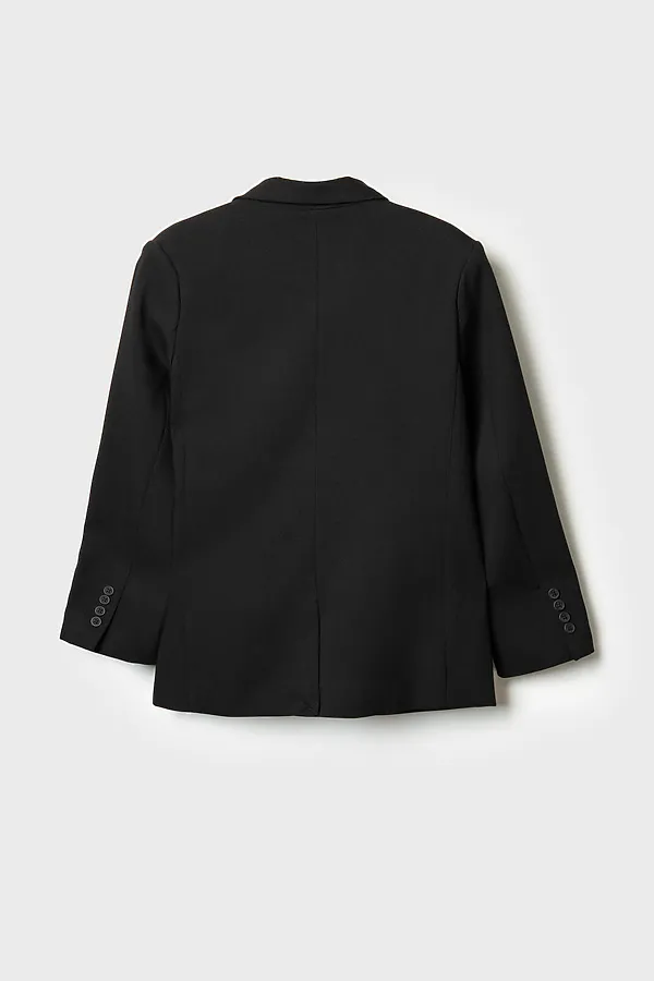 Жакет текстильный для девочек PLAYTODAY, черный - фото 2