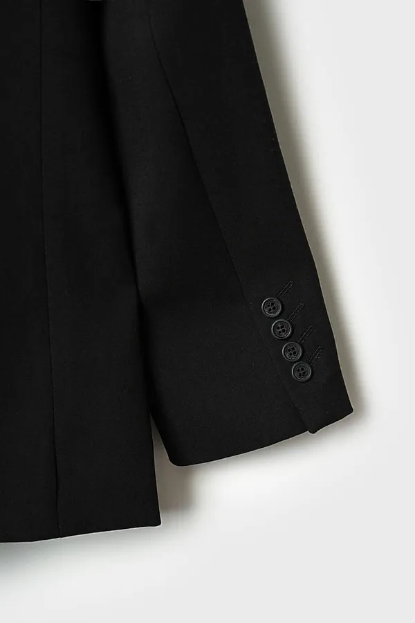 Жакет текстильный для девочек PLAYTODAY, черный - фото 2