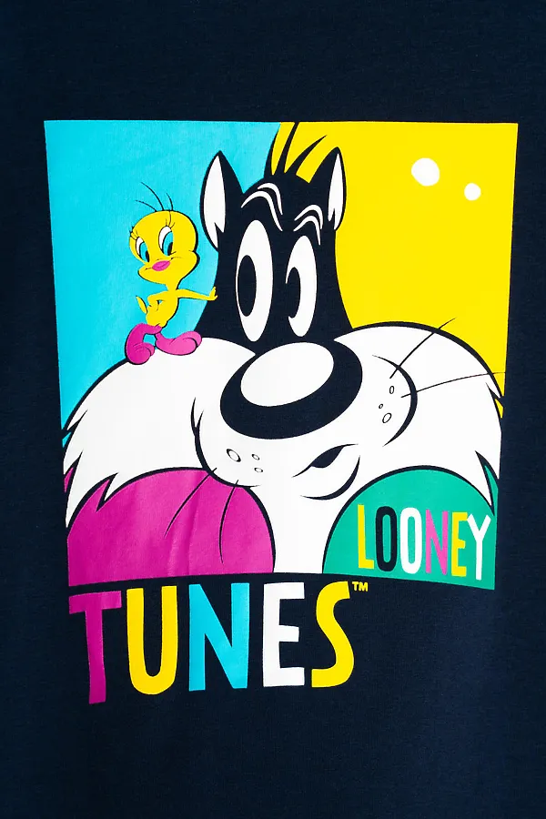 Комплект трикотажный для мальчиков: фуфайка (футболка), шорты PLAYTODAY, тёмно-синий,жёлтый - фото 2