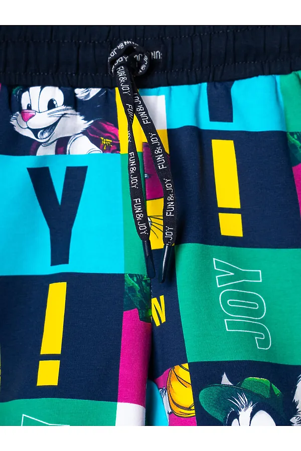 Комплект трикотажный для мальчиков: фуфайка (футболка), шорты PLAYTODAY, разноцветный - фото 2