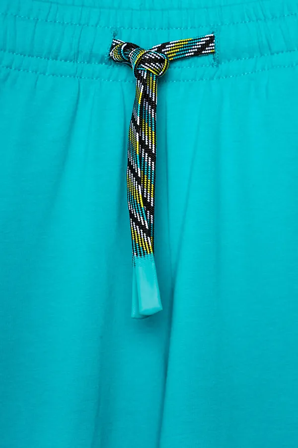 Комплект трикотажный для мальчиков: фуфайка (футболка), брюки PLAYTODAY, белый,бирюзовый - фото 2