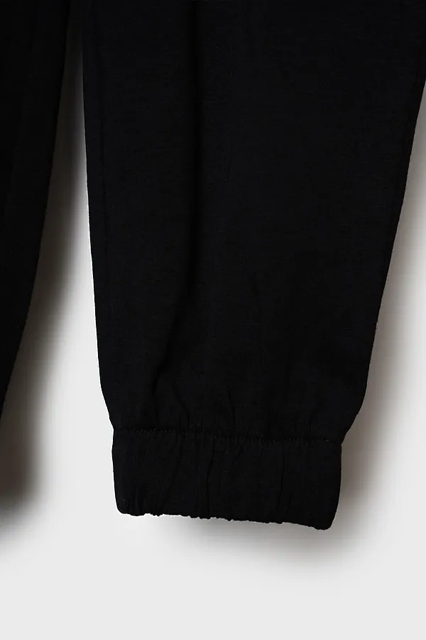 Комплект трикотажный для мальчиков: фуфайка (футболка), брюки PLAYTODAY, черный,белый - фото 2