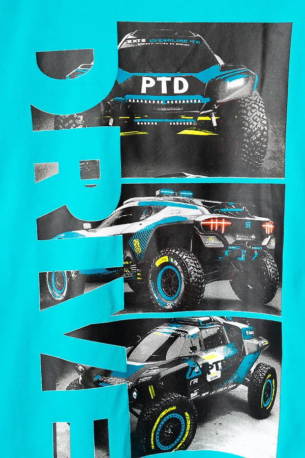 Комплект трикотажный для мальчиков: фуфайка (футболка), шорты PLAYTODAY, черный,бирюзовый - фото 2