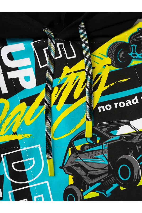 Комплект трикотажный для мальчиков: фуфайка (футболка), шорты PLAYTODAY, разноцветный - фото 2