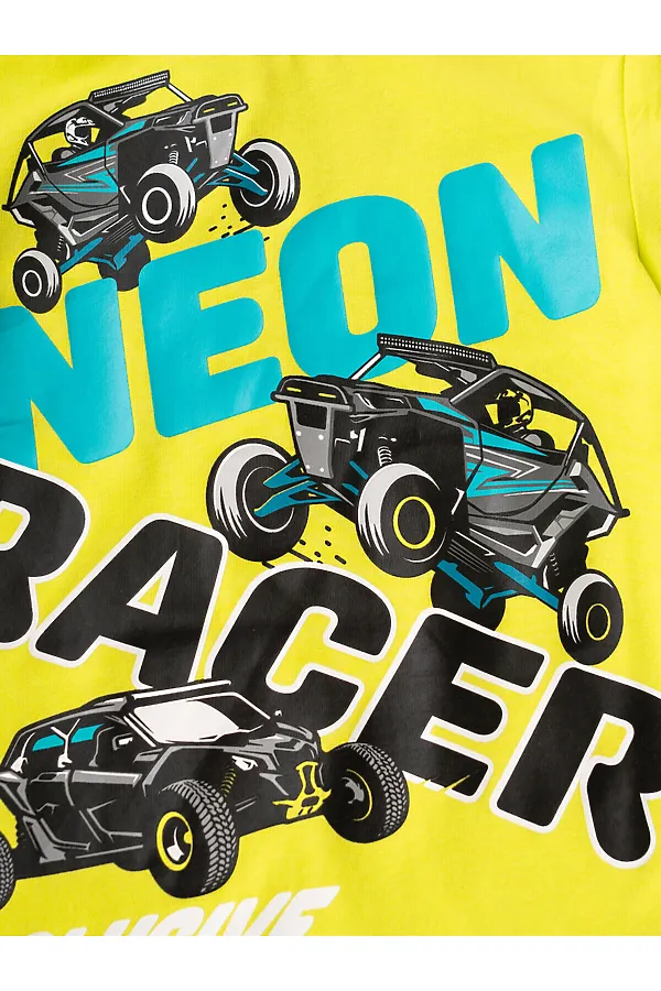 Комплект трикотажный для мальчиков: фуфайка (футболка), шорты PLAYTODAY, разноцветный - фото 2