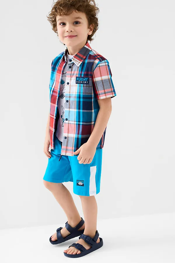 Рубашка трикотажная для мальчиков PLAYTODAY,  - фото 2