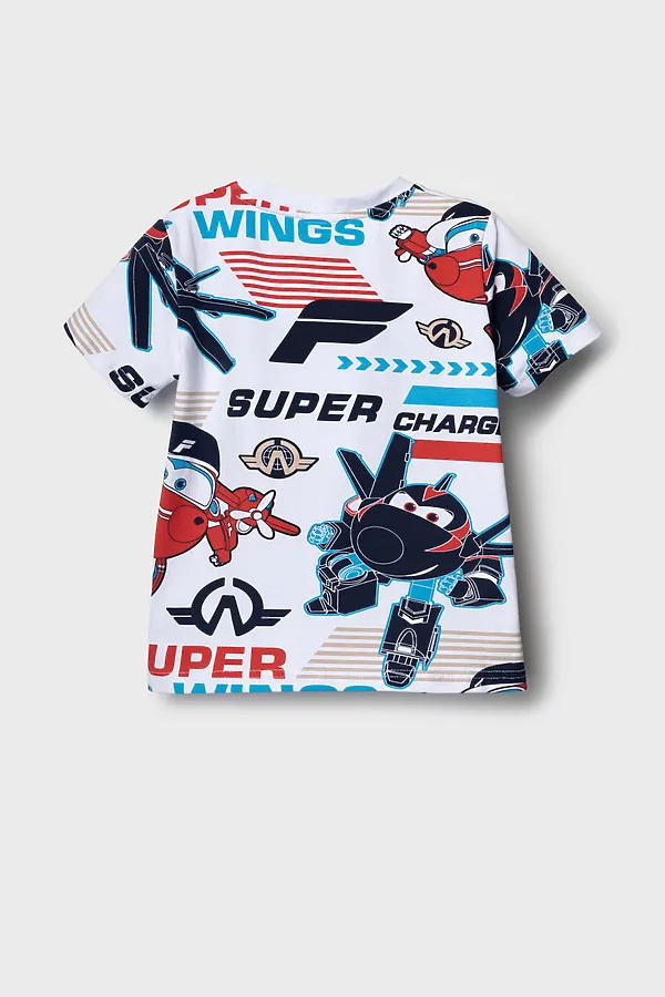 Фуфайка трикотажная для мальчиков (футболка) PLAYTODAY, разноцветный - фото 2