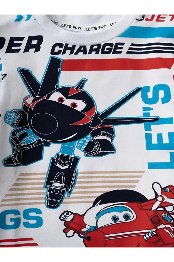 Фуфайка трикотажная для мальчиков (футболка) PLAYTODAY, разноцветный - фото 2