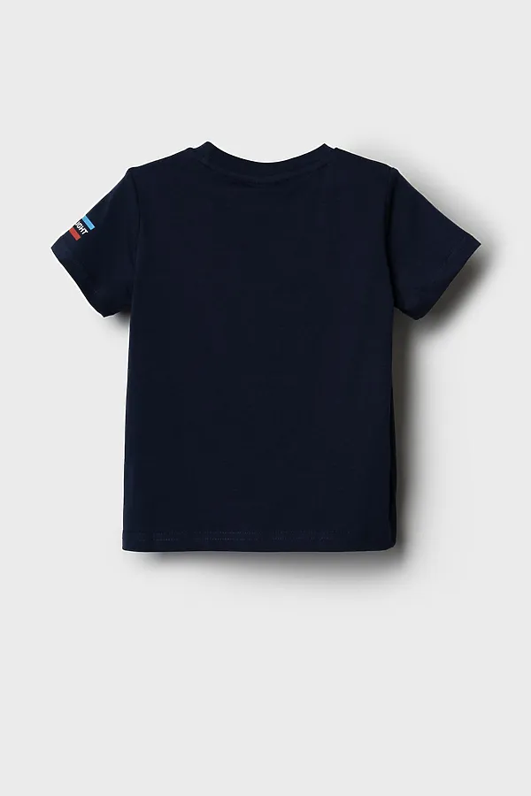 Фуфайка трикотажная для мальчиков (футболка) PLAYTODAY, тёмно-синий - фото 2