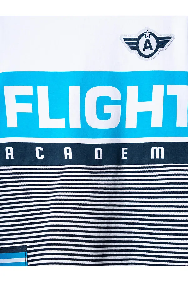 Фуфайка трикотажная для мальчиков (футболка) PLAYTODAY, белый - фото 2